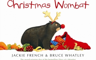 Preschool Activities for Christmas wombat by Jackie French and Bruce Whatley from 100 Stories Before School Australian stories Christmas booklist, with some extra old favourites.